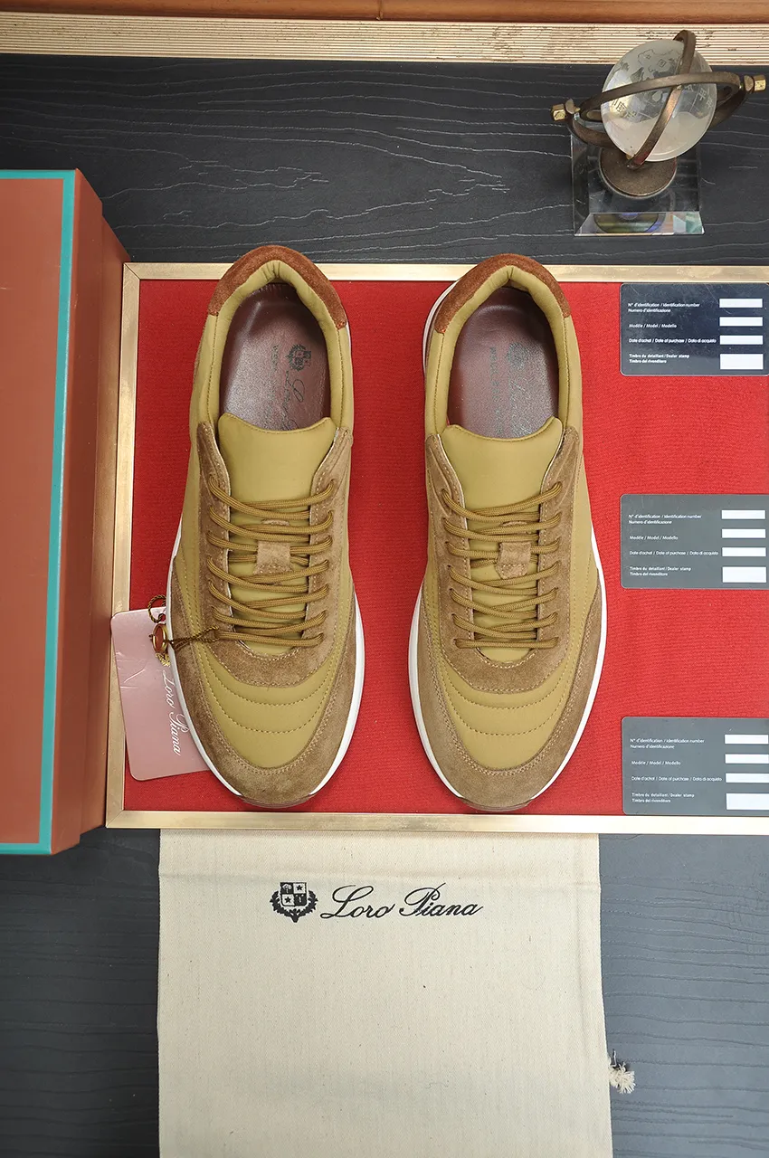 Men's shoes 💰600【𝐥𝐨𝐫𝐨 𝐏𝐢𝐚𝐧𝐚】lp classic loafers, an Italian treasure brand, the only brand that can match Hermès! Only after wearing it do we realize that we cannot let down our feet. The upper is imported cashmere, the lining of water-dyed cowhide ➕ the cowhide feet, the official original glass rubber outsole, and the pendant. Exclusive original packaging (tag ➕ brand paper ➕ outer box ➕ hand bag) code number: 38-44 (45 customized)